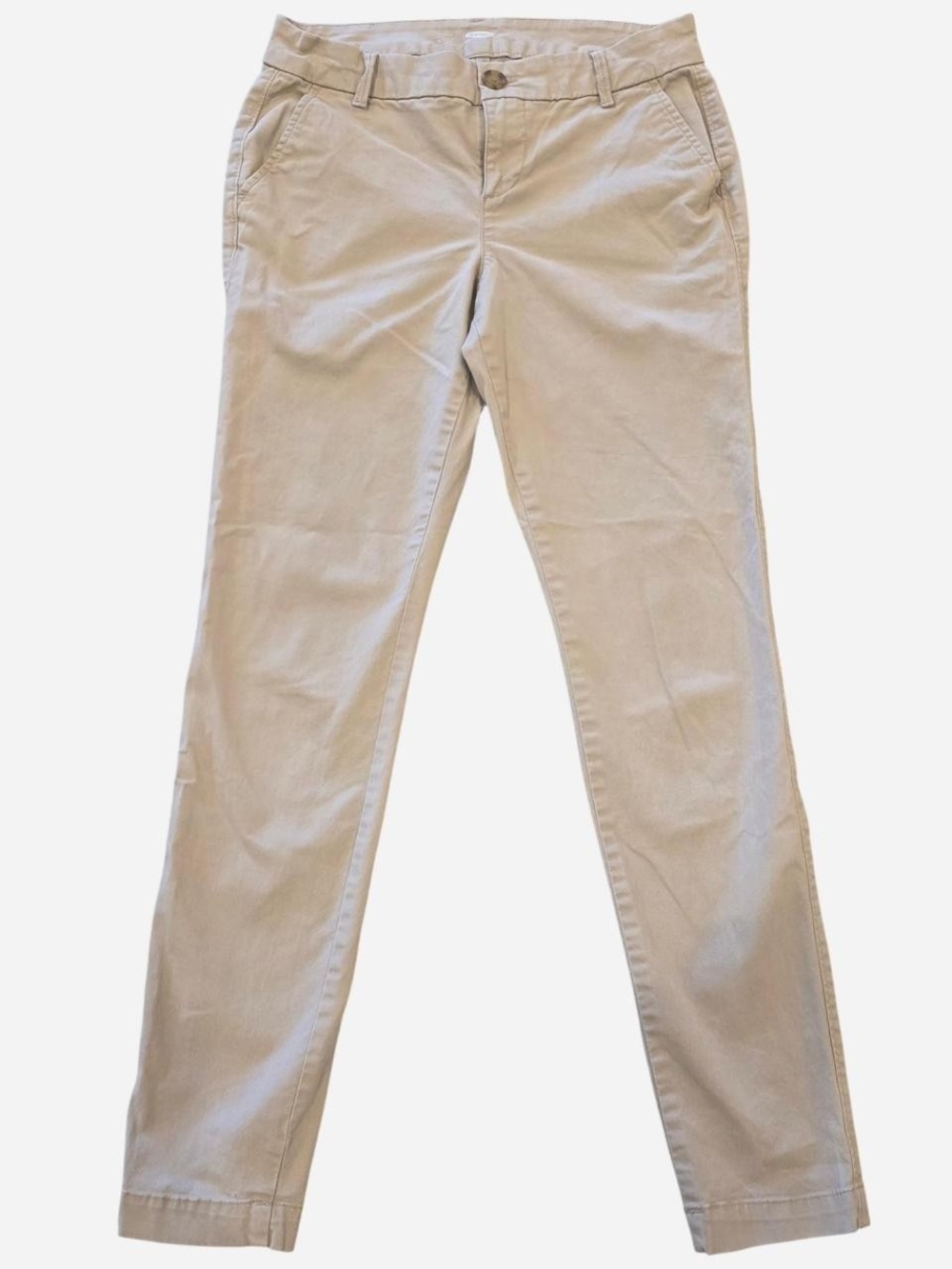 Old Navy Women's Ankle-Length Cropped Pants in Light Khaki